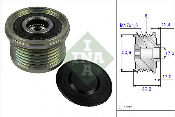 SH0118330 Mazda Polia do gerador