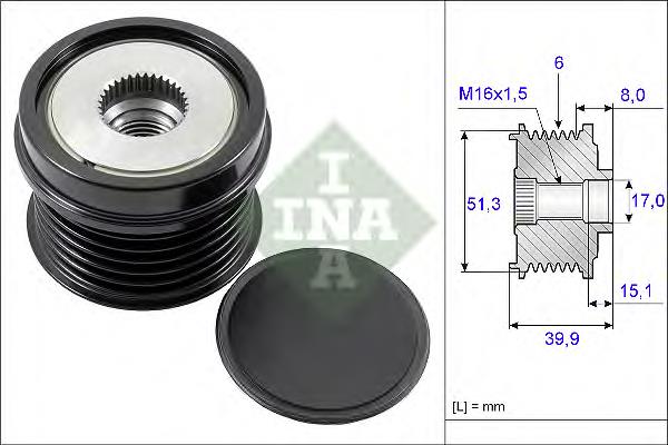 Polia do gerador Ford AM5Q10A352AA preço, a partir de 35,17 USD