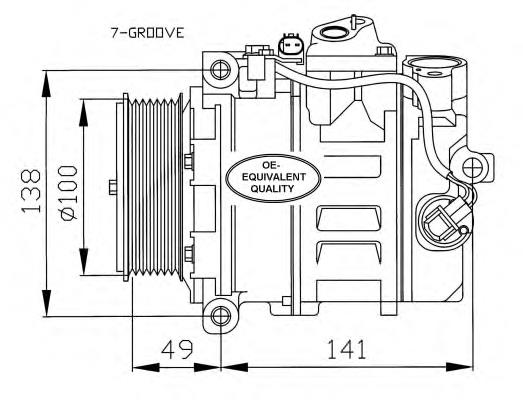 Compressor de aparelho de ar condicionado Mercedes A0002306411 preço, a partir de 211,12 USD