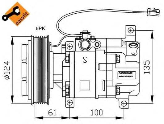 Compressor de aparelho de ar condicionado NRF 32233 preço, a partir de 334,47 USD