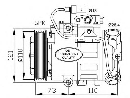 Compre 32225 NRF Compressor de aparelho de ar condicionado