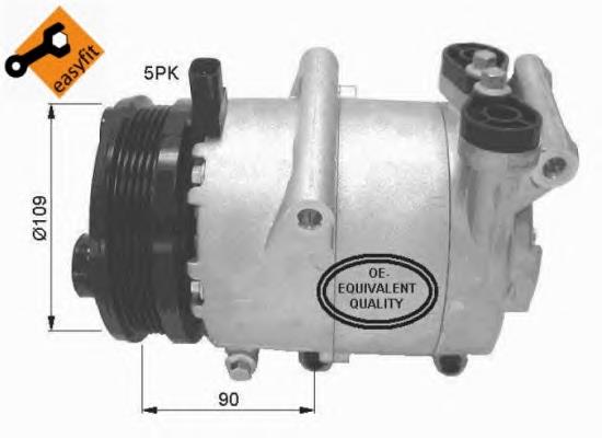 Compressor de aparelho de ar condicionado NRF 32405