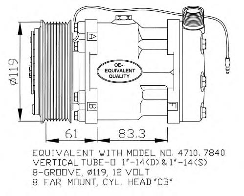 Compressor de aparelho de ar condicionado HELLA 8FK351126261 preço, a partir de 282,71 USD