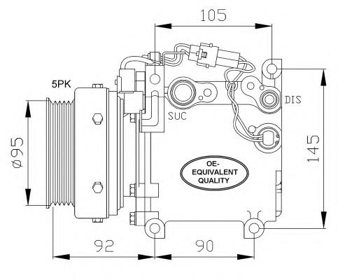 50500086 Fiat/Alfa/Lancia Compressor de aparelho de ar condicionado