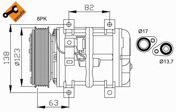 Compressor de aparelho de ar condicionado NRF 32112 preço, a partir de 86,49 USD