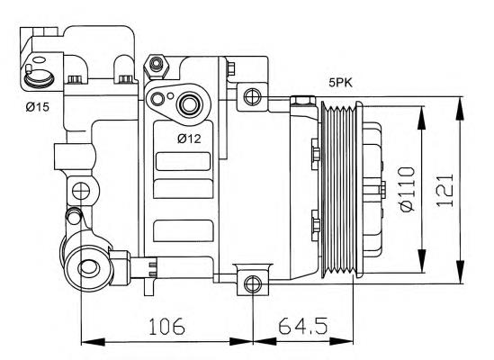 Compre 32175 NRF Compressor de aparelho de ar condicionado