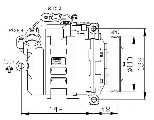Compressor de aparelho de ar condicionado NRF 32531 preço, a partir de 379,28 USD