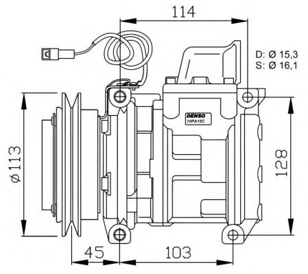 0002340811 Mercedes Compressor de aparelho de ar condicionado