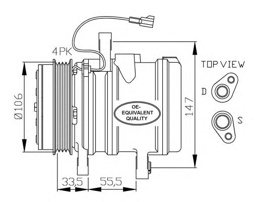 Compressor de aparelho de ar condicionado NRF 32436 preço, a partir de 323,26 USD
