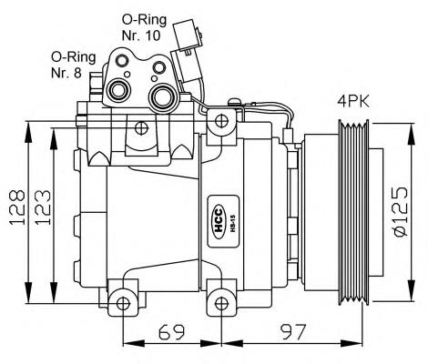 Compressor de aparelho de ar condicionado Lucas ACP492 preço, a partir de 168,85 USD