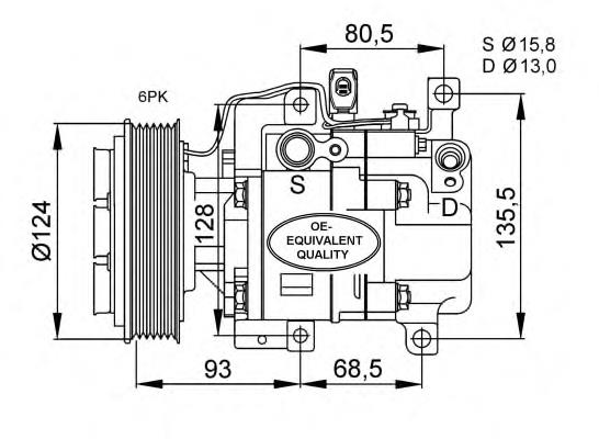 Compressor de aparelho de ar condicionado NRF 32408 preço, a partir de 297,47 USD