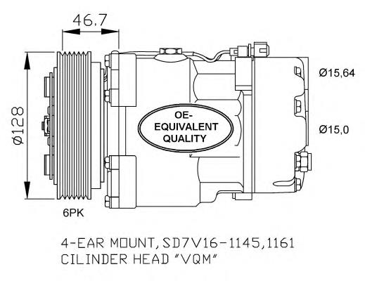 Compre 32489 NRF Compressor de aparelho de ar condicionado