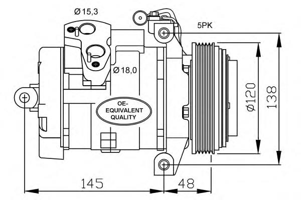 Compre 32470 NRF Compressor de aparelho de ar condicionado