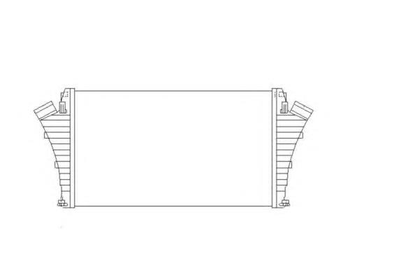 6302041 Opel Radiador de intercooler
