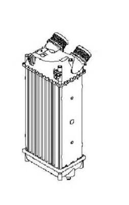 Radiador de intercooler PEA4299 AVA