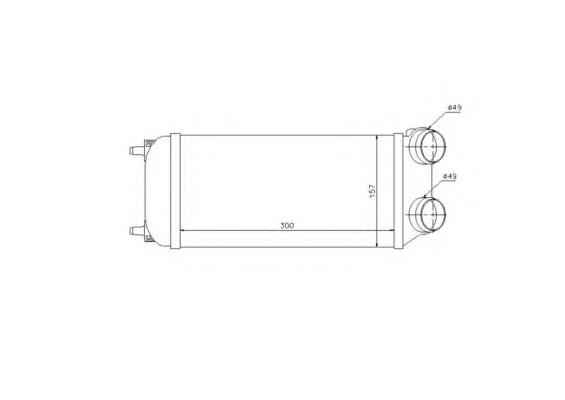 Radiador de intercooler NRF 30904