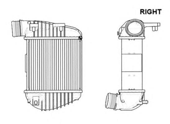 11451803501 Vika Radiador de intercooler