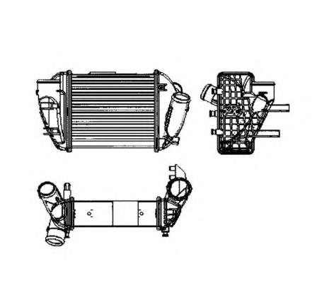 Radiador de intercooler NRF 30755