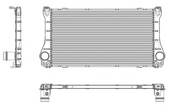 Radiador de intercooler 96564 Nissens