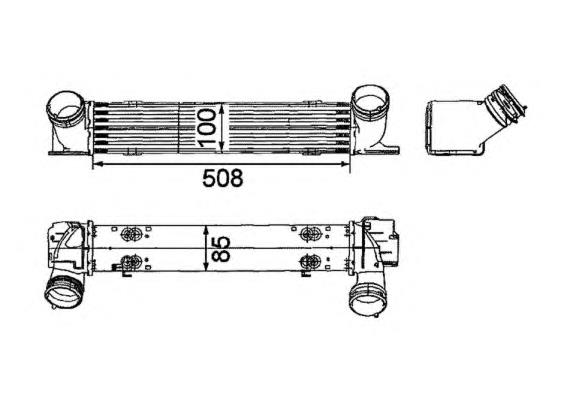 2001J81 Polcar Radiador de intercooler