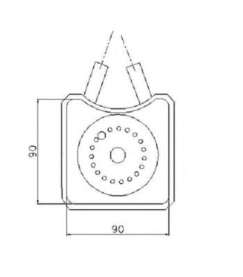 Radiador de óleo (frigorífico), debaixo de filtro 1030429 Ford