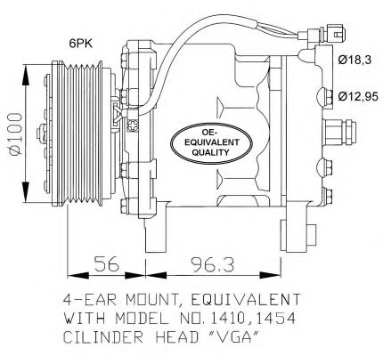 Compre 32065 NRF Compressor de aparelho de ar condicionado