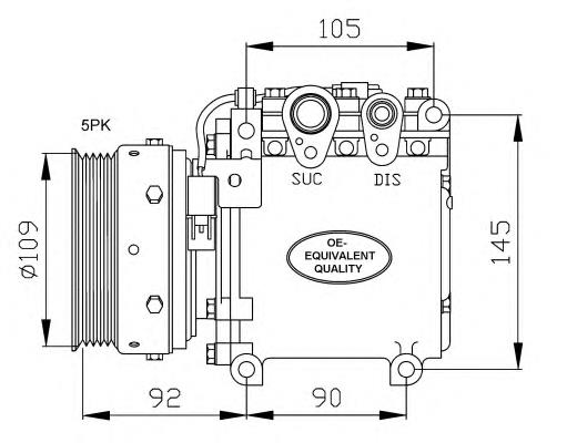 Compre MR233478 Mitsubishi Compressor de aparelho de ar condicionado