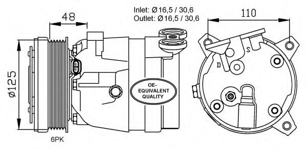 Compressor de aparelho de ar condicionado NRF 32022 preço, a partir de 262,65 USD