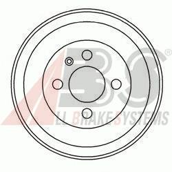  Tambor do freio traseiro Suzuki Swift I hatchback (AA) (1983 - 1989) I