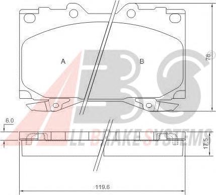 Compre 0446560340 Toyota Sapatas do freio dianteiras de disco