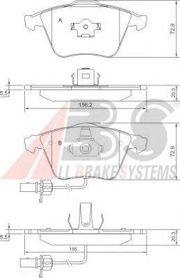 DP41495R EBC Brakes Sapatas do freio dianteiras de disco