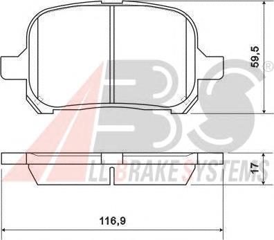 Sapatas do freio dianteiras de disco Toyota 0446533121 preço, a partir de 34,14 USD