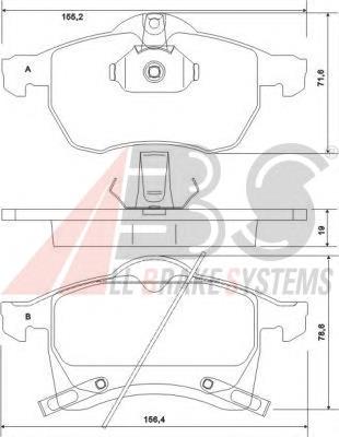 Compre 1515001 Opel Sapatas do freio dianteiras de disco