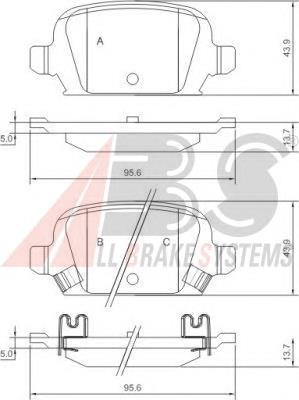 Sapatas do freio traseiras de disco Opel 1605085 preço, a partir de 27,34 USD