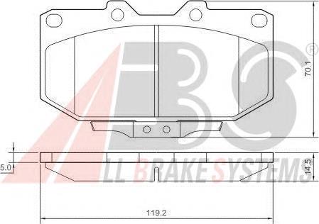 Compre 26296FE070 Subaru Sapatas do freio dianteiras de disco