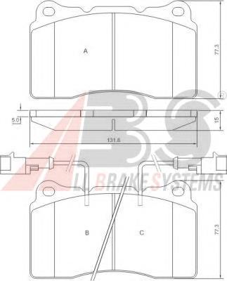 Sapatas do freio dianteiras de disco Fiat/Alfa/Lancia 77364516 preço, a partir de 41,03 USD