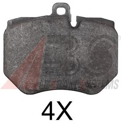 Compre 4L0698151B VAG Sapatas do freio dianteiras de disco