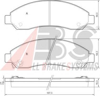 89040317 Isuzu Sapatas do freio dianteiras de disco