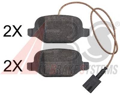 77367241 Fiat/Alfa/Lancia Sapatas do freio dianteiras de disco