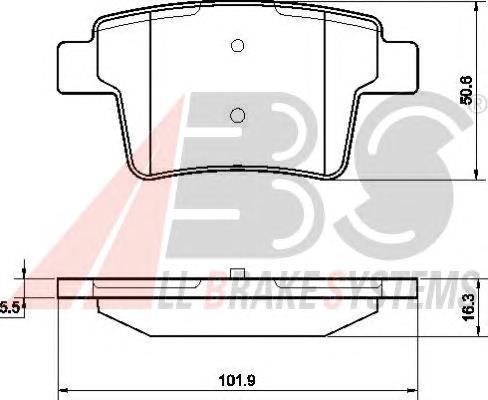 Sapatas do freio traseiras de disco Ford 1037310 preço, a partir de 15,70 USD