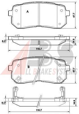 Compre SP1192 Hyundai/Kia Sapatas do freio traseiras de disco