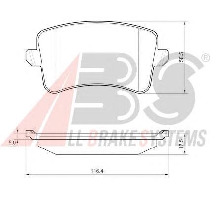 Compre DP41988R EBC Brakes Sapatas do freio traseiras de disco
