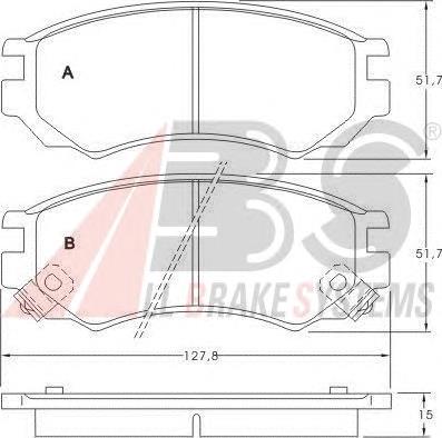 Compre 4106054C87 Nissan/Infiniti Sapatas do freio dianteiras de disco