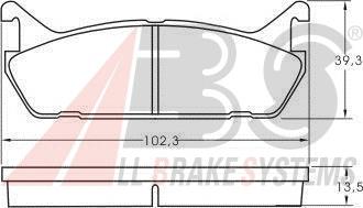 Sapatas do freio traseiras de disco Suzuki 5580062G01 preço, a partir de 23,98 USD