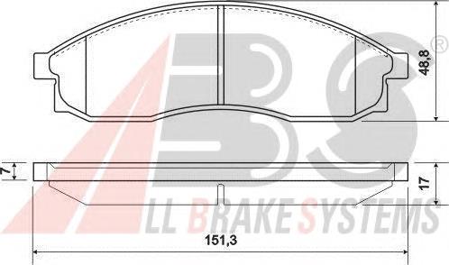 Compre MN102617 Mitsubishi Sapatas do freio dianteiras de disco