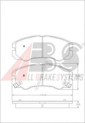 Compre 8971805251 Isuzu Sapatas do freio dianteiras de disco