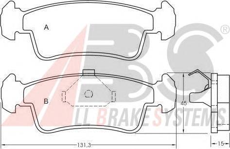 Sapatas do freio dianteiras de disco PA898AF Japan Parts