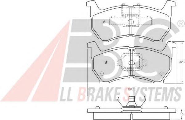 Sapatas do freio dianteiras de disco TRW GDB1036 preço, a partir de 34,04 USD