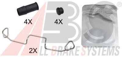 Kit de molas de fixação de sapatas de disco dianteiras VAG 7M3698647 preço, a partir de 11,50 USD