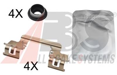 Compre Kit de molas de fixação de sapatas de disco dianteiras Chrysler 300 